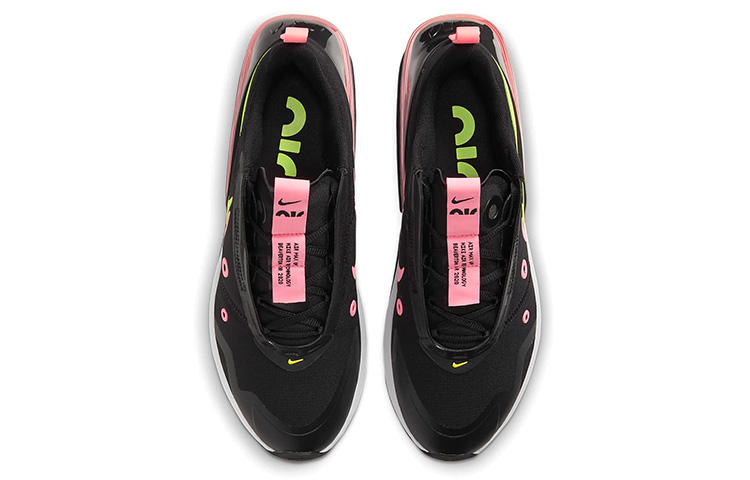 Женские кроссовки Nike Air Max Up (черно-розово-зеленые) — Чёрный / розовый / зелёный — фото 4