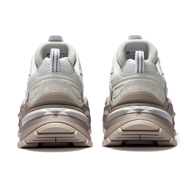 FILA FUSION BIANCO IV Candy Shoes 4 Textile, Synthetic Leather Low top Running Shoes Women’s Gray Brown