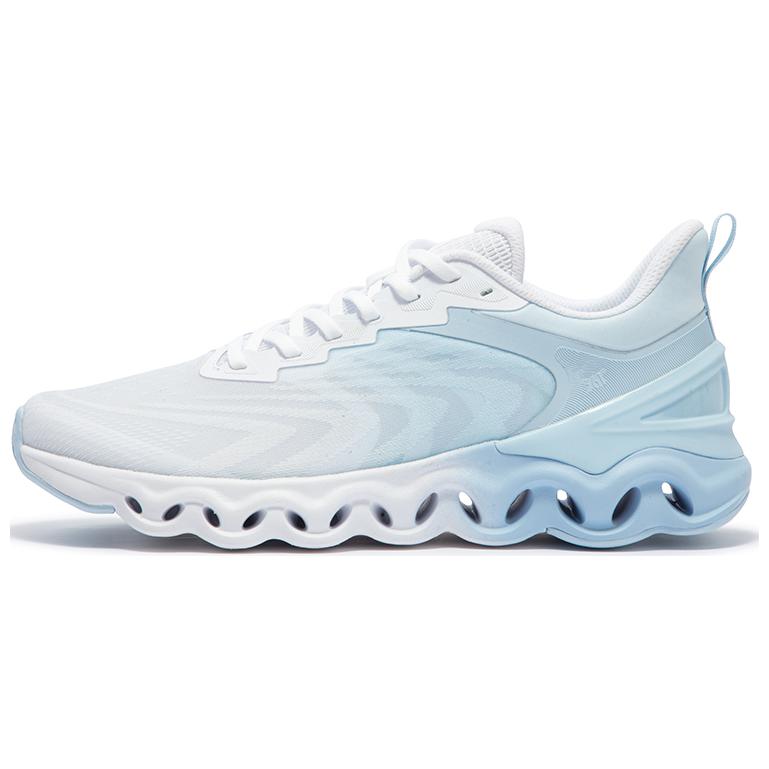 361° Cushioning Abrasion Resistant Lightweight Low top Running Shoes Men’s White Blue