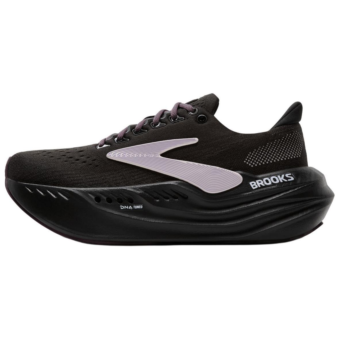 Brooks Brooks Glycerin max super glycerin cushioning comfortable soft professional breathable low-top marathon training long-distance sprint running shoes women's black