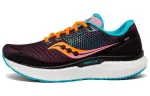 Saucony Triumph Victory 18 Running Shoes Women's Low Top Black/Purple/Blue
