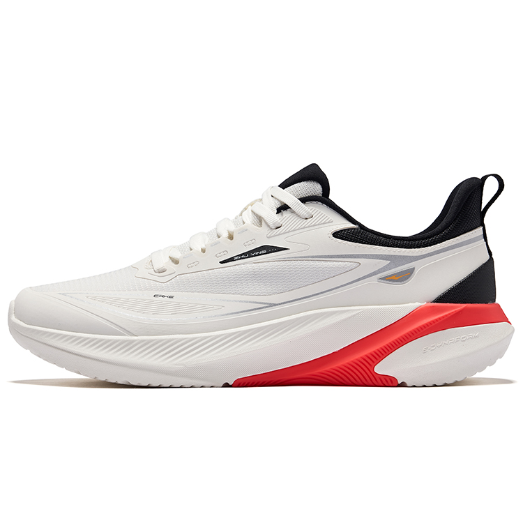 Erke Shadow 3 Cushioning Rebound Low top City Commuting Running Shoes Men’s Microcrystal White Jet Black