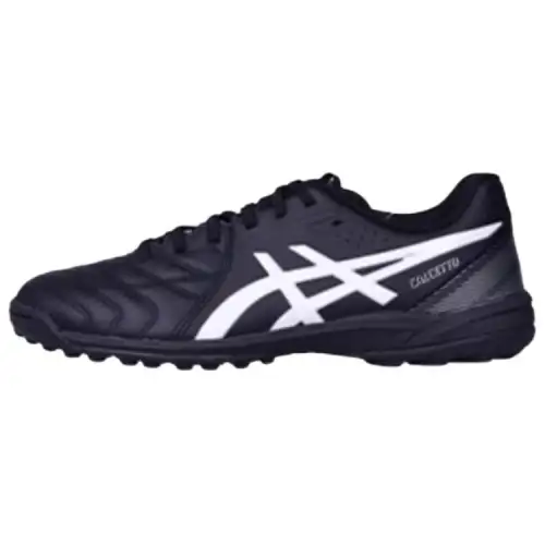 Asics Calcetto Abrasion Resistant Soccer Shoes Men's Black