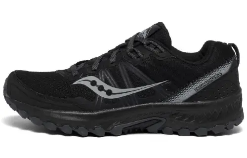 Saucony Excursion Running Shoes Men's Low Top Carbon Black
