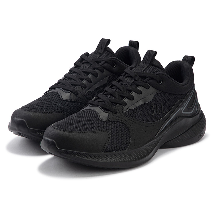 361° Slip Resistant Abrasion Resistant Slip Resistant Abrasion Resistant Low top Running Shoes Men’s Black Gray