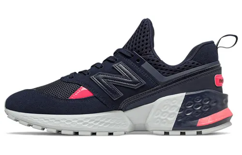 New Balance NB 574 Fabric Athleisure Low top Running Shoes Men's Dark Blue White