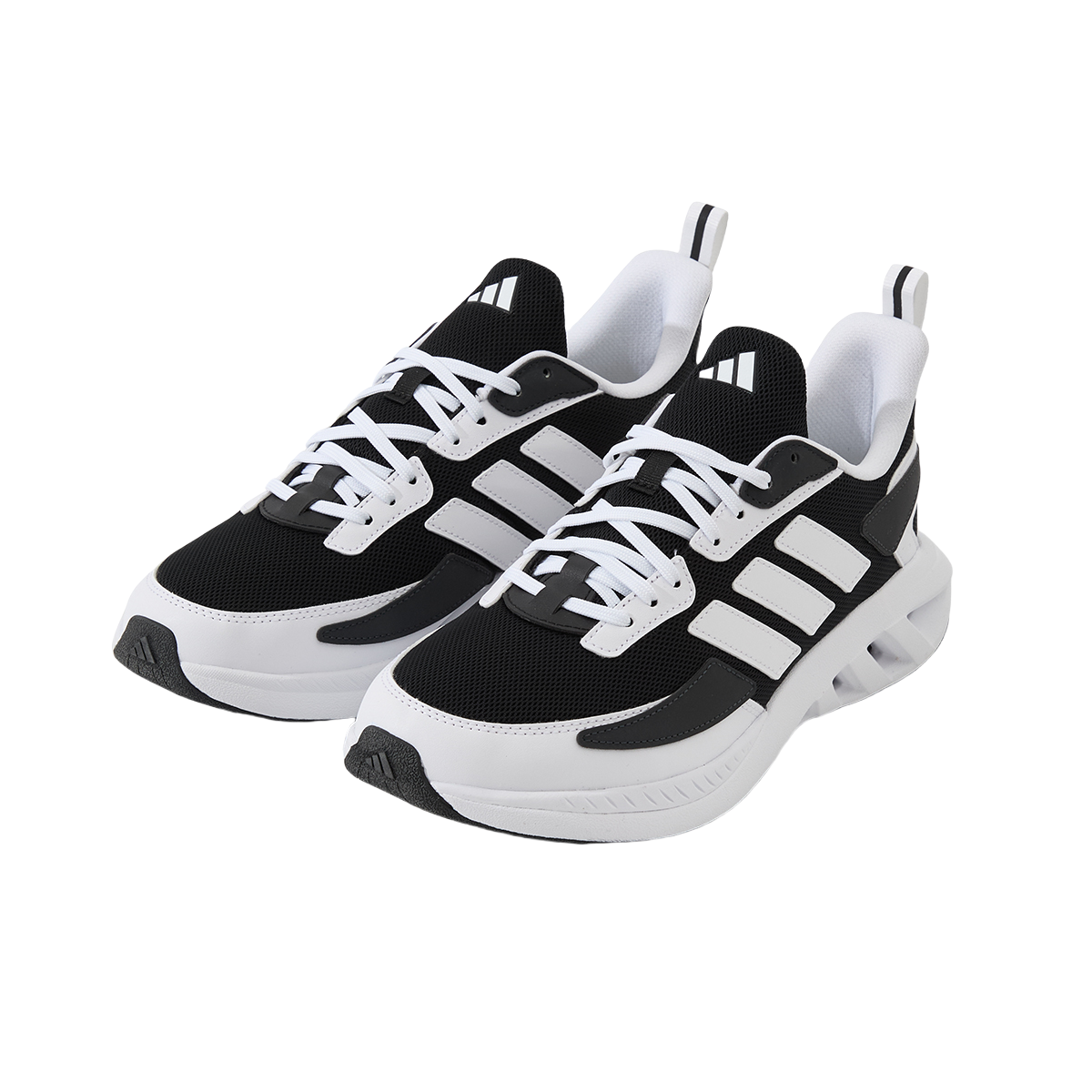Adidas ALL DAY POWER Low top Casual Running Shoes Unisex Black White