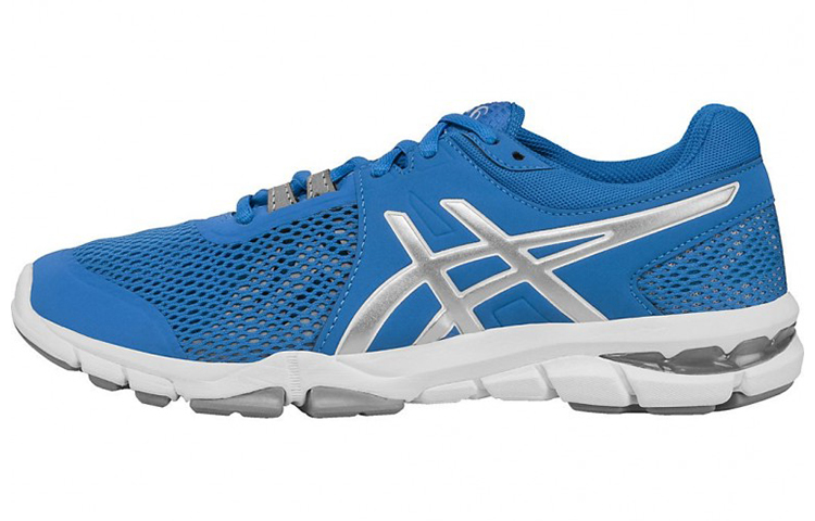 Asics Gel Craze Comfortable Abrasion Resistant Low top Running Shoes Women's Blue Silver