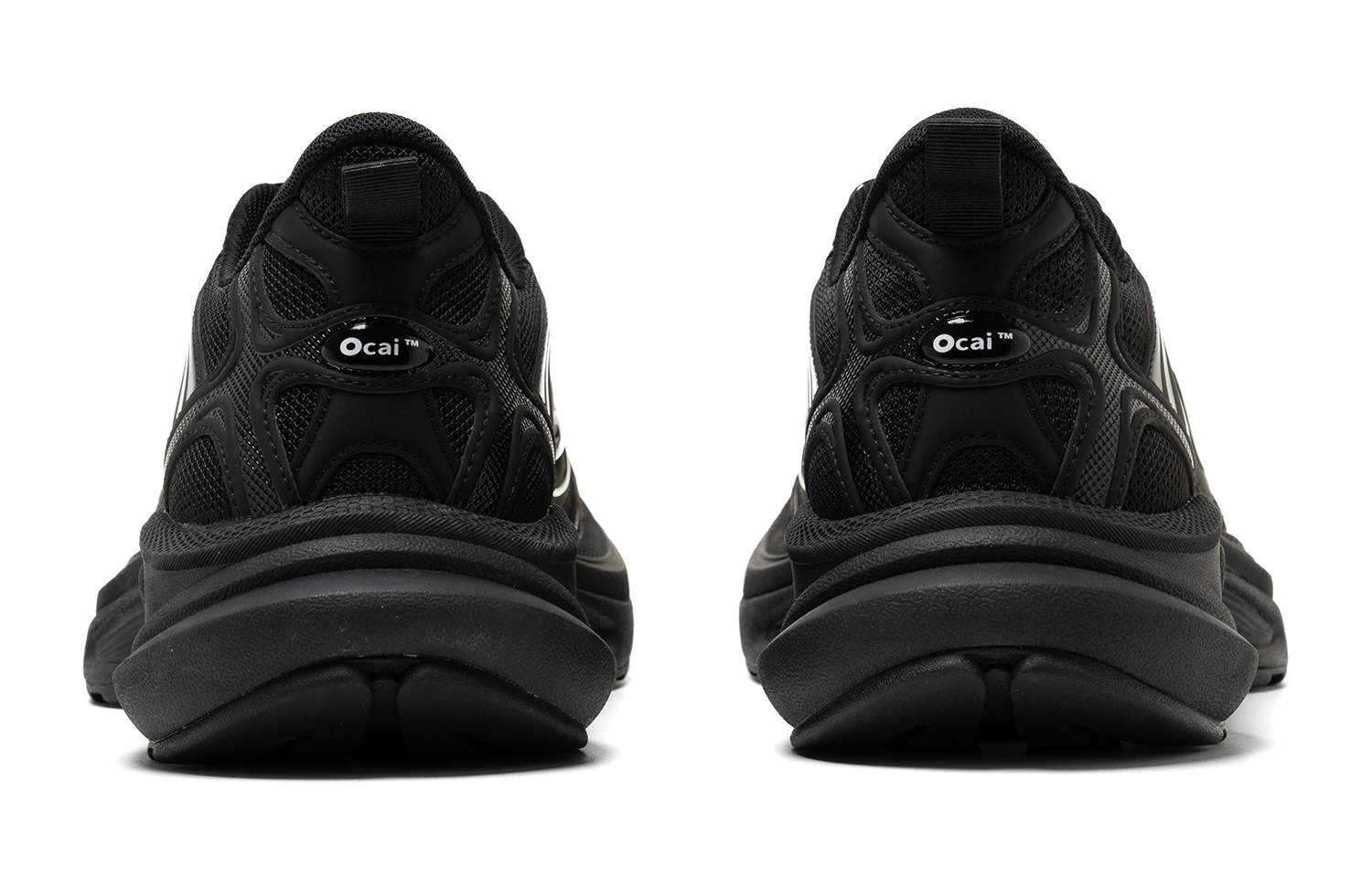 Ocai Slip Resistant And Abrasion Resistant Coverage Low top Casual Running Shoes Unisex Black Warrior