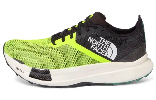 THE NORTH FACE Vectiv Comfortable Abrasion Resistant Breathable Low top Running Shoes Men's Yellow Black