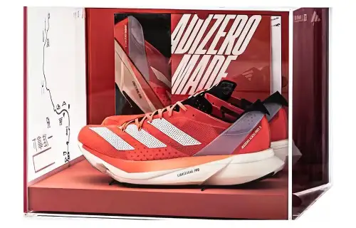 Adidas Adizero Adios Pro 3 Running Shoes Unisex Low Top Black/White/Red