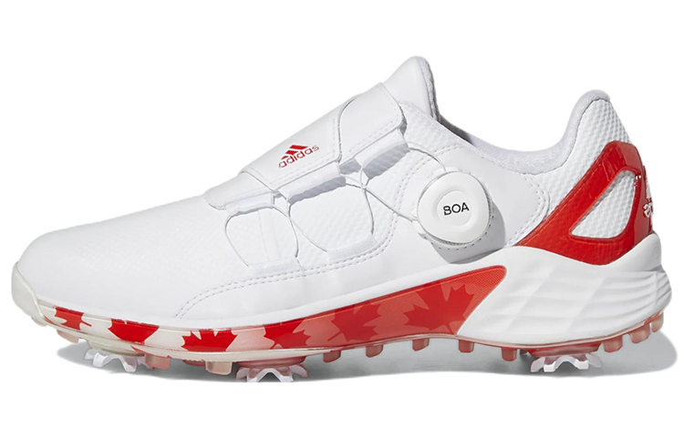 Adidas ZG21 Golf Shoes Women's Low Top White/Red