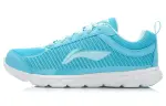 Li Ning Arc Element Cushioning Low top Running Shoes Women's Light Blue White