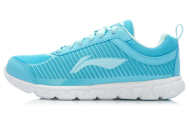 Li Ning Arc Element Cushioning Low top Running Shoes Women's Light Blue White