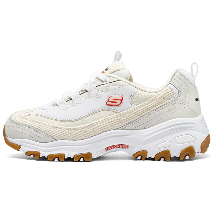 Skechers D’LITES 1.0 Textile, Synthetic Leather Cushioning Support Balance Lightweight Low top Casual Running Shoes