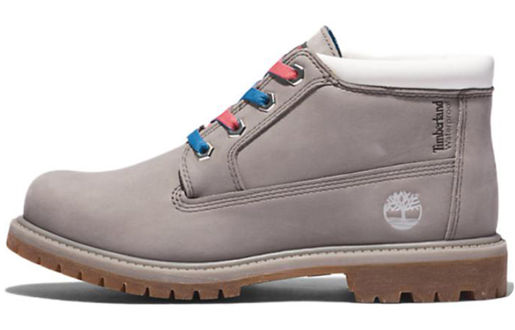 Timberland Nellie Warm Ankle Length Outdoor Boots Women's Gray Pink Blue