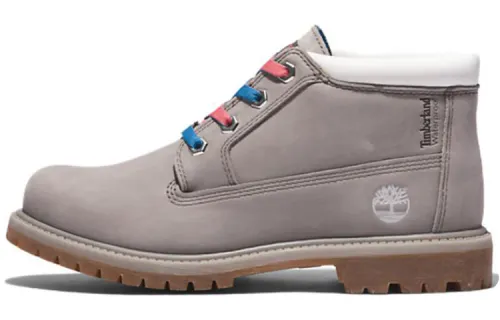 Timberland Nellie Warm Ankle Length Outdoor Boots Women's Gray Pink Blue