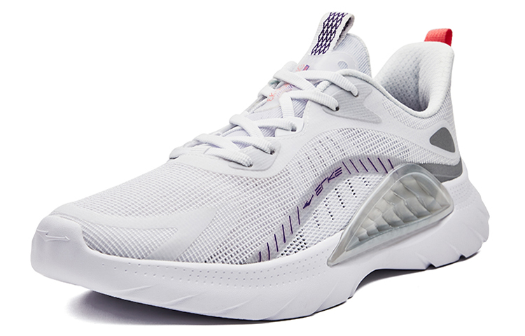 Erke Silk Road Spinning Low-Top Running Shoes Men’s True White