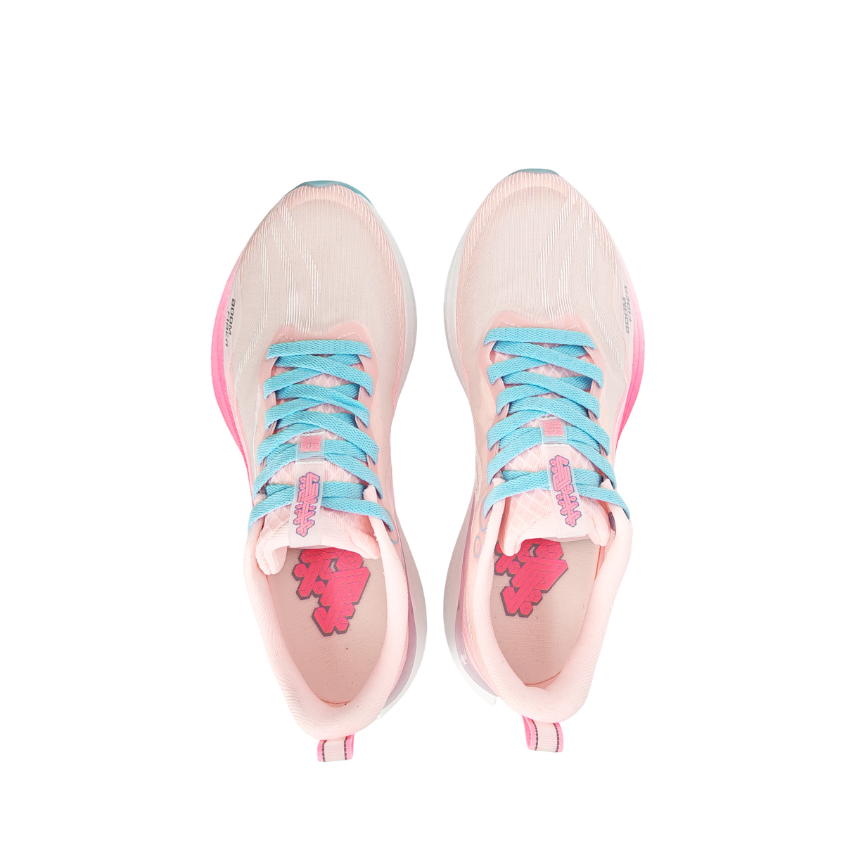 Li Ning Red Hare 8PRO Cushioning Slip Resistant Breathable Low top Casual Running Shoes Unisex Pink Blue