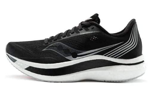 Saucony Endorphin Pro Slip Resistant Abrasion Resistant Low top Running Shoes Women's Black