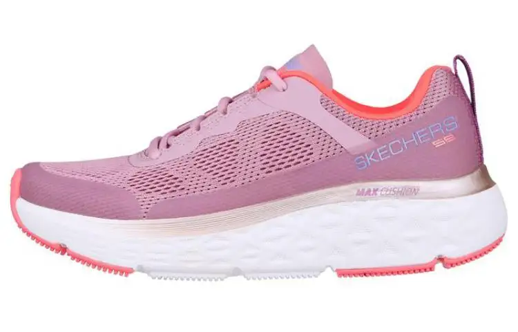 Skechers Max Cushioning Delta Cushioning Breathable Low top Running Shoes Women's Pink