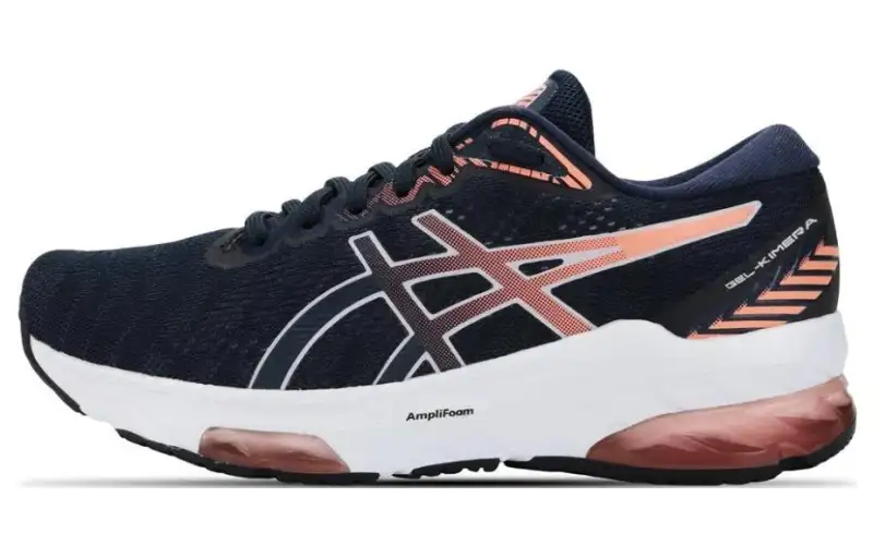 Asics Gel Kimera Fabric Low top Running Shoes Women's Black Pink