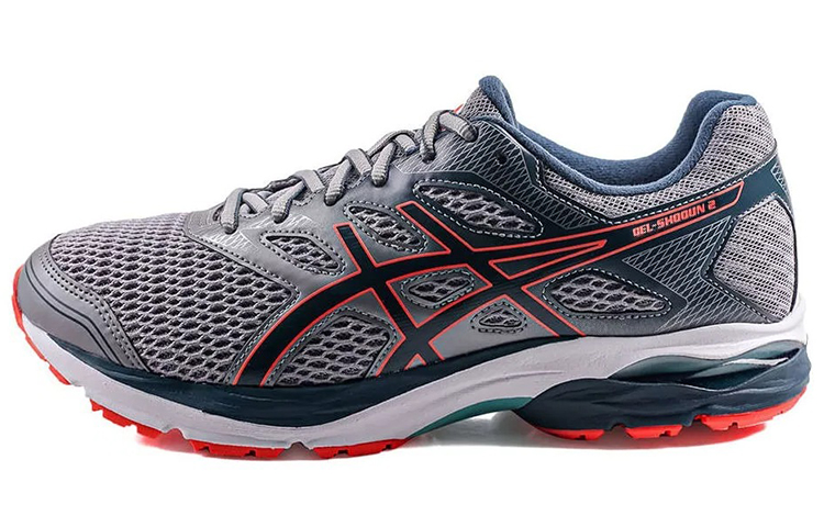 Asics Gel Shogun 2 Abrasion Resistant Low top Running Shoes Men's Smoke Gray