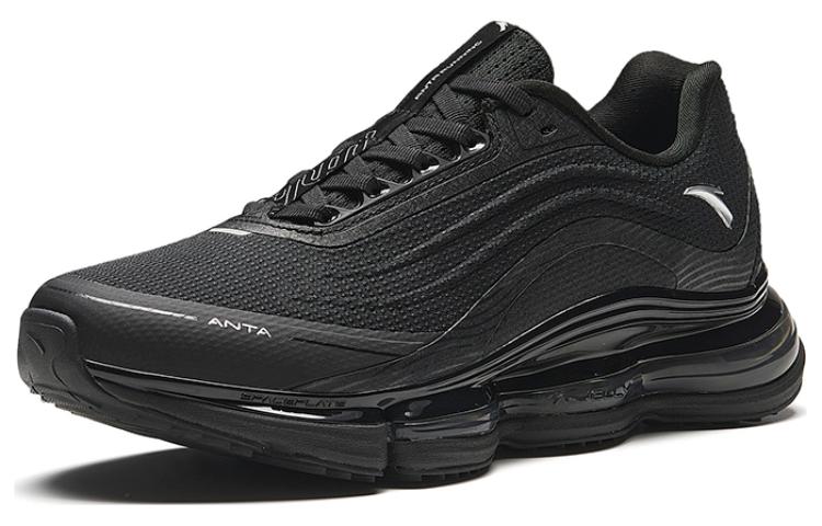 Anta Running Collection Cushioning Slip Resistant Low top Running Shoes Women’s Black