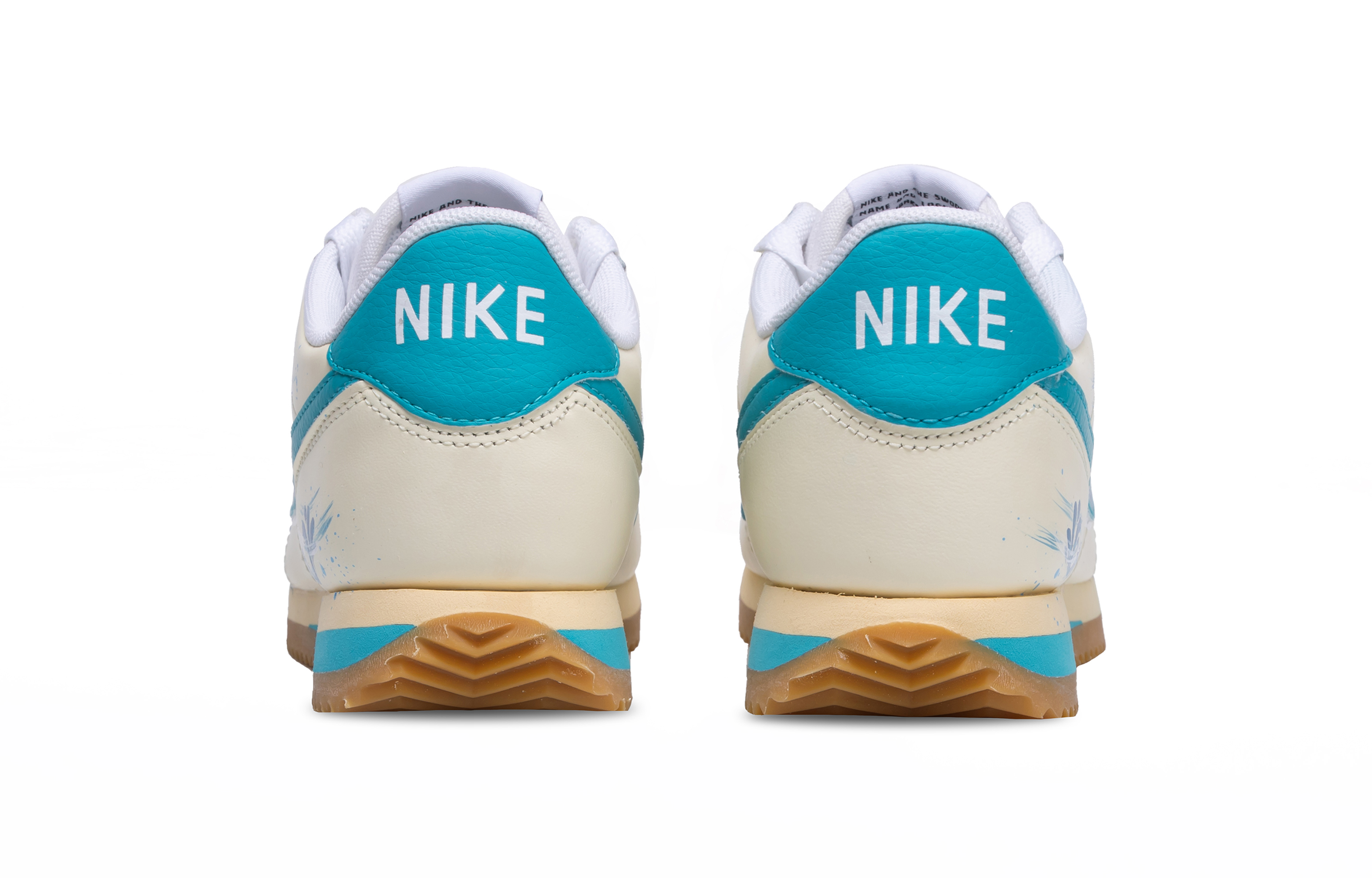 Nike Cortez Abrasion Resistant Abrasion Resistant Low top Running Shoes Women’s Beige Blue