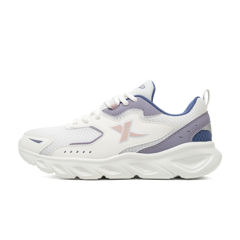 XTEP Cushioning Lightweight Low top Casual Running Shoes Women’s White Purple