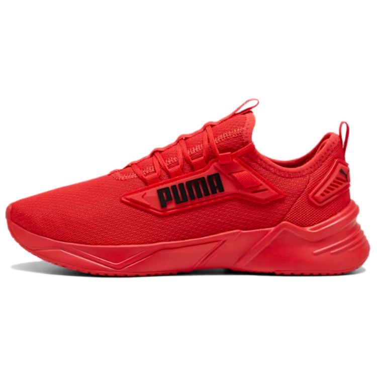 PUMA Retaliate 3 Slip Resistant Abrasion Resistant Low top Casual Running Shoes Unisex Red