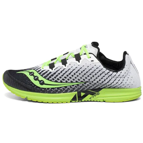 Saucony Slip Resistant Abrasion Resistant Low top Running Shoes Men's Green Gray Black Wide Women's