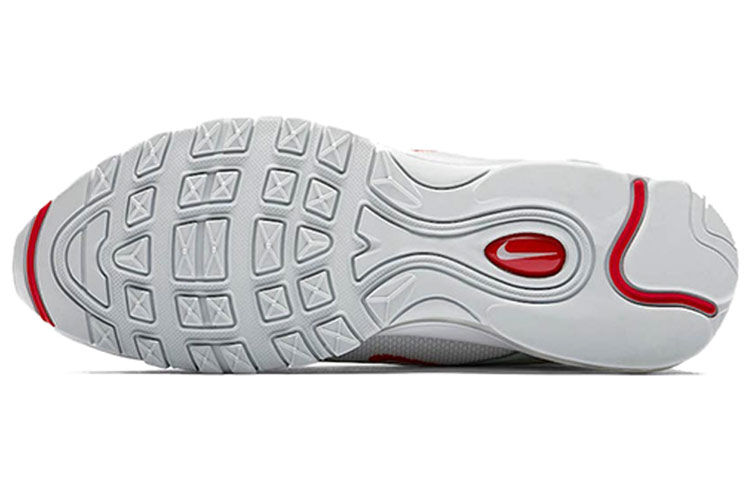 Мужские кроссовки Nike Air Max 97 (бело-красные) — фото 6