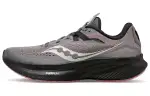 Saucony Ride 15 Slip Resistant, Abrasion Resistant, Breathable Low top Running Shoes Women's Gray
