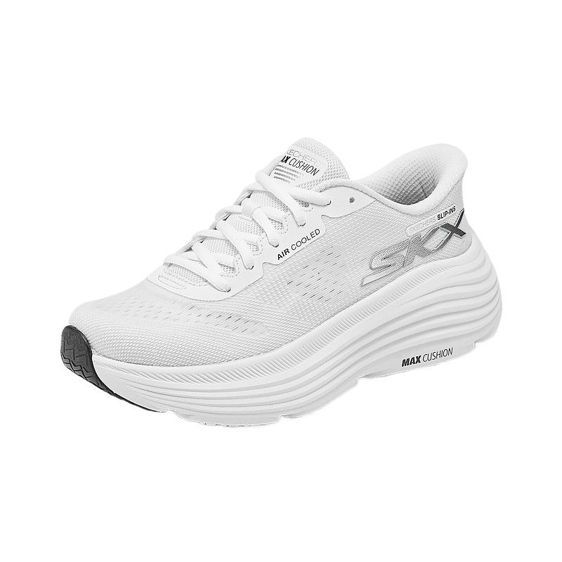 Skechers Women’s GO Comfortable Abrasion Resistant Low top Running Shoes Women’s White Black