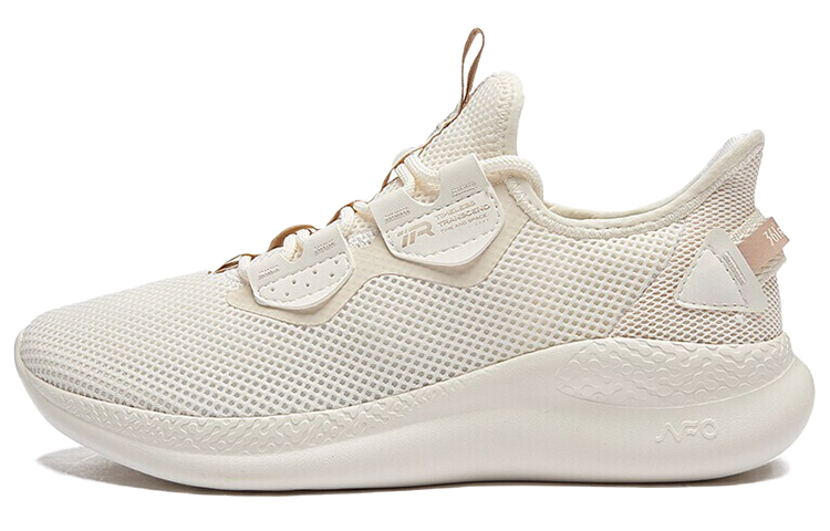 361° NFO Breathable Lightweight Breathable And Lightweight Low top Running Shoes Women’s Ecru Technology