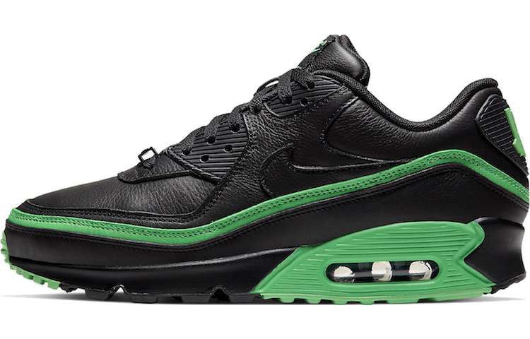 UNDEFEATED x Nike Air Max 90 Comfortable Trendy Low Top Air Cushion Casual Running Shoes Men and Women Black and Green