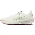 Nike Interact Run Abrasion Resistant Breathable Low top Running Shoes Women's White Green