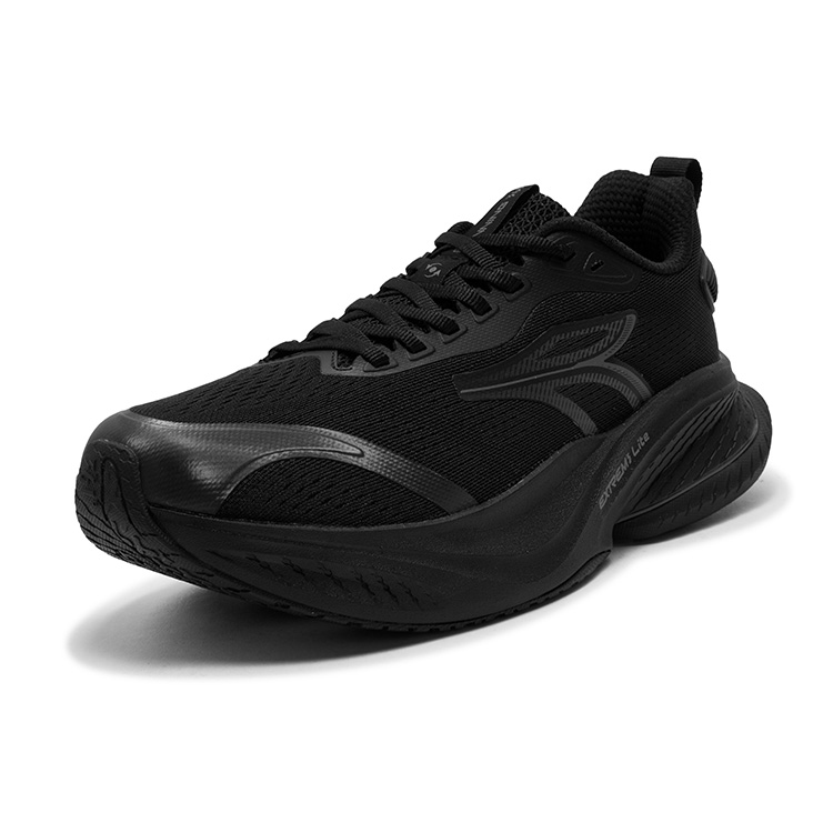 361° Cushioning Slip Resistant Abrasion Resistant Low top Casual Running Shoes Men’s Obsidian Black
