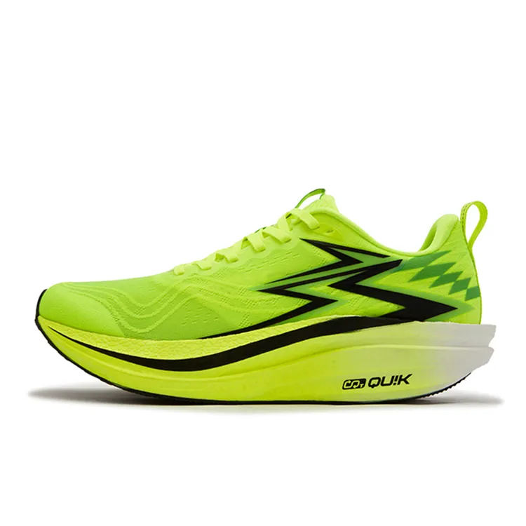 361° Flame 4 MIX Jacquard Low top Casual Training Racing Running Shoes Unisex Neon Solar Yellow