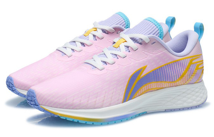 Li Ning Red Hare 1 Racing Cushioning Rebound Cushioning Rebound Low top Running Shoes Women’s Peachy Pink