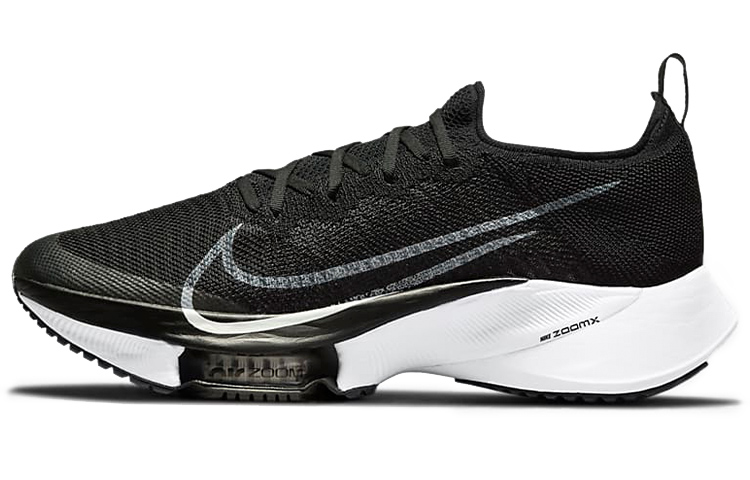Nike Air Zoom Tempo Next% casual, comfortable, shock-absorbing and breathable low-top training running shoes, men's black and white