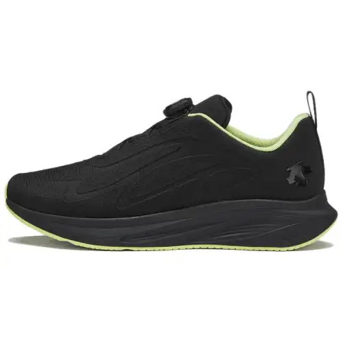 DESCENTE RUNNING Slip Resistant, Abrasion Resistant, Breathable, Lightweight, Rebound Low top Running Shoes Men's Black