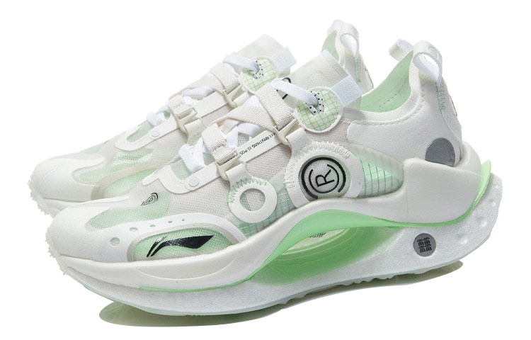 Li Ning Shadow CRC Running Shoes Women’s Low Top Mist White