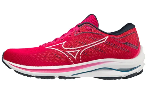 Mizuno Wave Rider 25 Running Shoes Women's Low Top Red