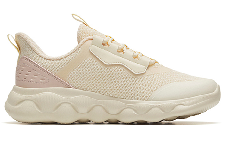 Anta Sheepskin Comfortable Cushioning Slip Resistant Abrasion Resistant Breathable Lightweight Low top Running Shoes