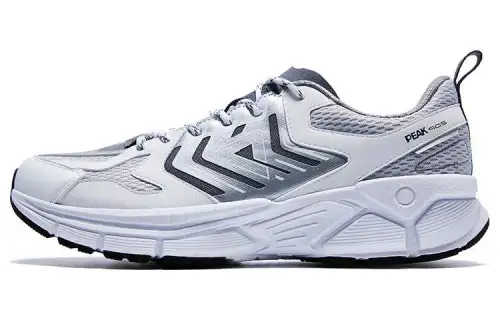 PEAK Slip Resistant, Abrasion Resistant, Breathable Low top Running Shoes Men's White