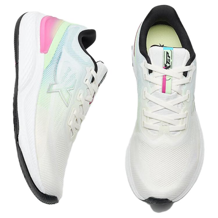 XTEP Cushioning Rebound Cushioning Rebound Low top Running Shoes Women’s White Pink Green