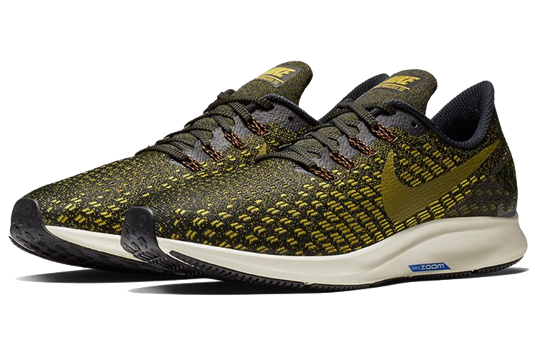 Мужские кроссовки Nike Pegasus 35 (темно-зеленые) — фото 3