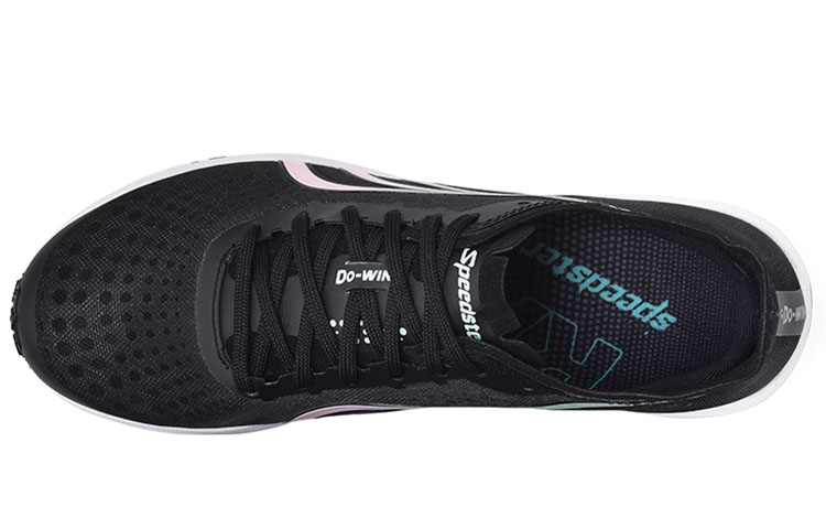 DO WIN Canvas Cushioning Slip Resistant Abrasion Resistant Low top Carbon Plate Running Shoes Unisex Black